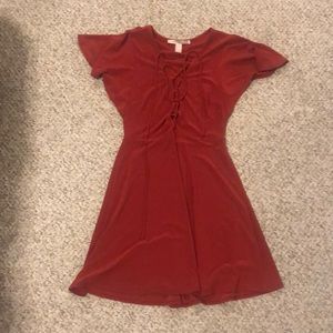 Forever 21 burnt orange dress